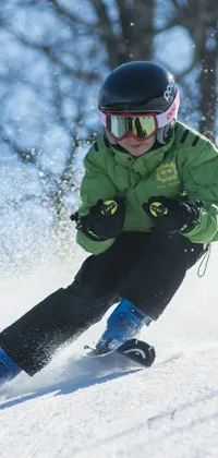 Snow Sports Equipment Goggles Live Wallpaper
