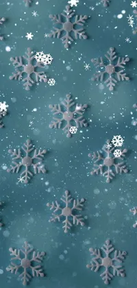 Snowflake Organism Line Live Wallpaper
