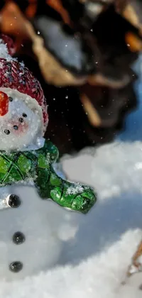 Snowman Snow Creative Arts Live Wallpaper