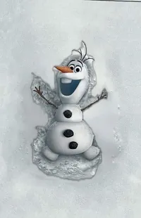 Snowman Snow Ornament Live Wallpaper