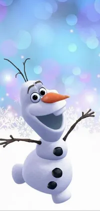 Snowman Vertebrate Snow Live Wallpaper