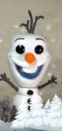 Olaf'snow Live Wallpaper