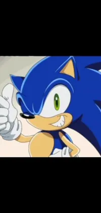 Sonic The Hedgehog Azure Cartoon Live Wallpaper