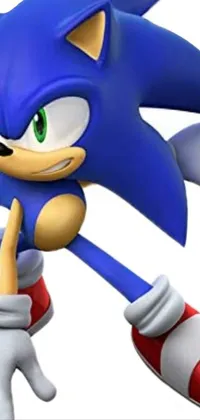 Sonic The Hedgehog Blue Cartoon Live Wallpaper