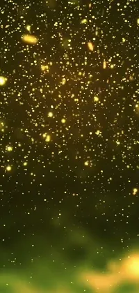 Space Amber Gold Live Wallpaper