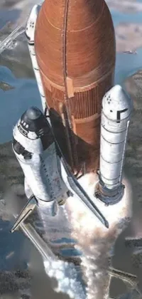 Spaceplane Space Shuttle Rocket Live Wallpaper