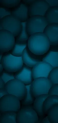 Sphere Electric Blue Macro Photography Live Wallpaper