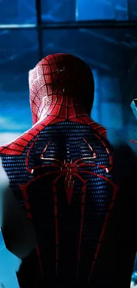 Spider-man Blue Red Live Wallpaper