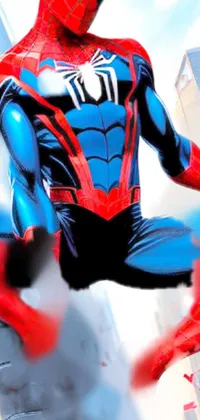 Spider-man Blue Sleeve Live Wallpaper