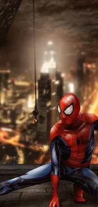 Spider-man Cartoon Art Live Wallpaper