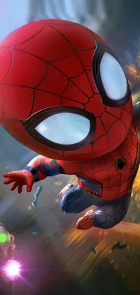 Spider-man Cartoon Avengers Live Wallpaper