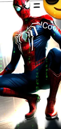 Spider-man Red Cartoon Live Wallpaper