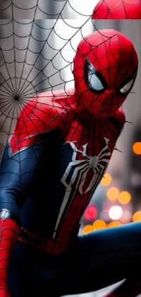 Spider-man Red Thigh Live Wallpaper