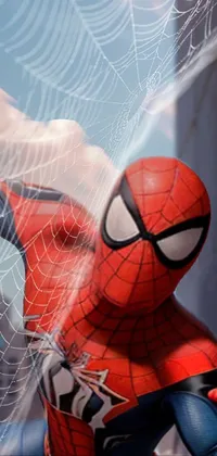 Spider-man Textile Orange Live Wallpaper
