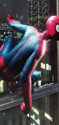 Spider-man Thigh Art Live Wallpaper
