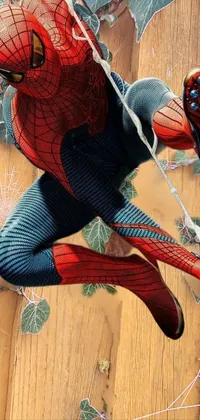 Spider-man Wood Art Live Wallpaper