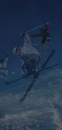 Sports Equipment Ski Jumping Slope Live Wallpaper
