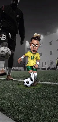 Fierce Footballer Live Wallpaper - free download