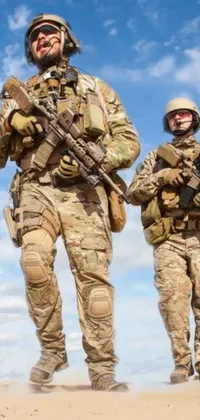 Squad Camouflage Cargo Pants Live Wallpaper