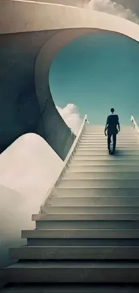 Stairs Azure World Live Wallpaper