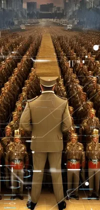 Standing Gesture Military Uniform Live Wallpaper