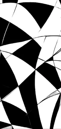 Style Black-and-white Symmetry Live Wallpaper