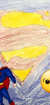 Superman Yellow Art Live Wallpaper