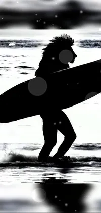 Surfing Surfboard Water Live Wallpaper