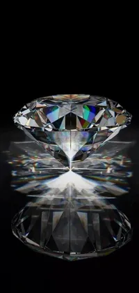 Want a luxurious and glamorous phone live wallpaper? Look no further than this stunning gem - a diamond on a reflective surface that's trending on cg society