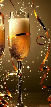 New Year Drink Live Wallpaper