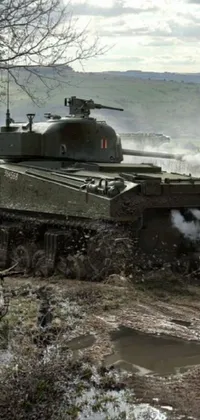 Tank Self-propelled Artillery Combat Vehicle Live Wallpaper