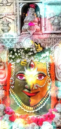Temple Art Painting Live Wallpaper