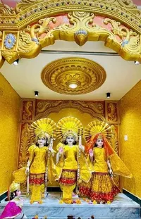Temple Lighting Yellow Live Wallpaper