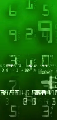 Text Screenshot Green Live Wallpaper