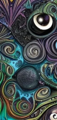 Textile Organism Art Live Wallpaper