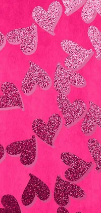 Textile Organism Pink Live Wallpaper