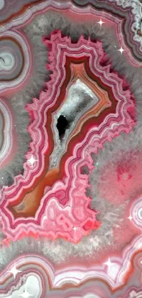 Textile Organism Pink Live Wallpaper