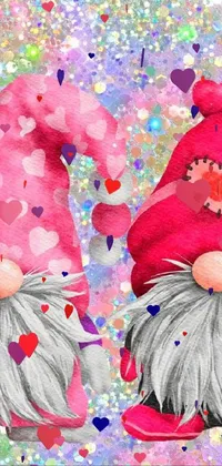 Add a touch of whimsy and romance to your phone with this charming live wallpaper