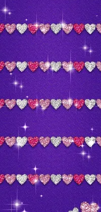Textile Purple Art Live Wallpaper