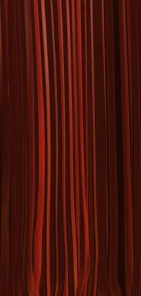 Theater Curtain Wood Red Live Wallpaper