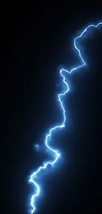 blue lightning bolt black background