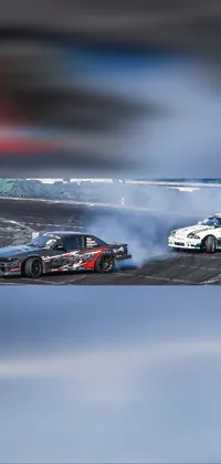 Experience the thrill of high-speed racing right on your phone with this dynamic live wallpaper