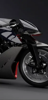This stunning live wallpaper showcases a sleek and futuristic motorcycle design, complete with curving black lines and the iconic Bugatti logo