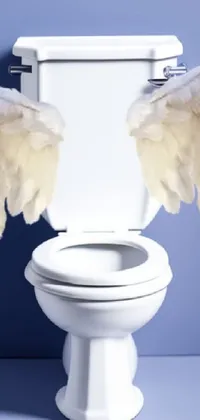 Toilet Seat Toilet White Live Wallpaper