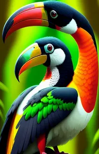 Toucan Bird Vertebrate Live Wallpaper