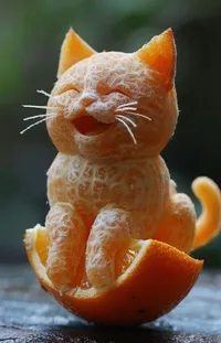Toy Cat Orange Live Wallpaper