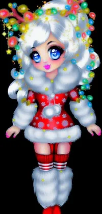 Toy Doll Textile Live Wallpaper