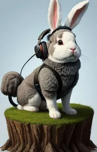 Toy Ear Rabbit Live Wallpaper