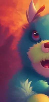Get the ultimate Hearthstone live wallpaper featuring a furry creature holding a glowing box with a mischievous smile