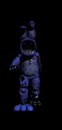 Get the most terrifying phone wallpaper yet! With Five Nights at Freddy's-themed animated image, you can bring the horror to your screen
